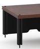 Salamander Designs® Synergy Dark Walnut Custom Cut Twin Riser Modular Open Stand-1