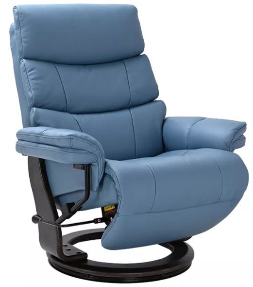 BenchMaster Cheer Ocean Manual Flip-Up Footrest Recliner-1