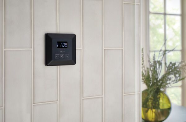 Delta Universal Showering Components SimpleSteam™ Matte Black 7.5kW Kit-2