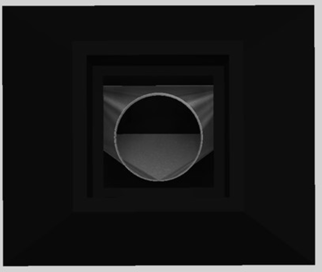 Vent-A-Hood® 36" Black Euro-Style Island Range Hood-1