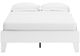 Signature Design by Ashley® Socalle Matte White Youth Full Platform Bed-2