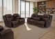 Franklin™ Culver Rogue Espresso Power Reclining Loveseat with Power Headrest-2
