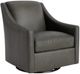 Bassett® Furniture Customizable Corinna Leather Swivel Chair-0