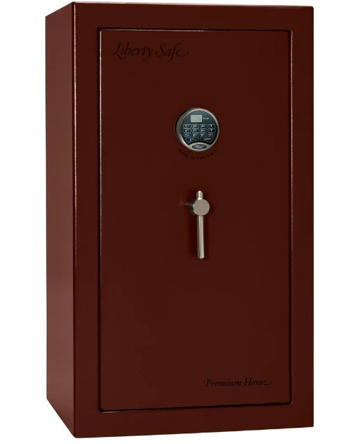 Liberty Safe Premium Home Burgundy Marble 12 Gun Safe-0