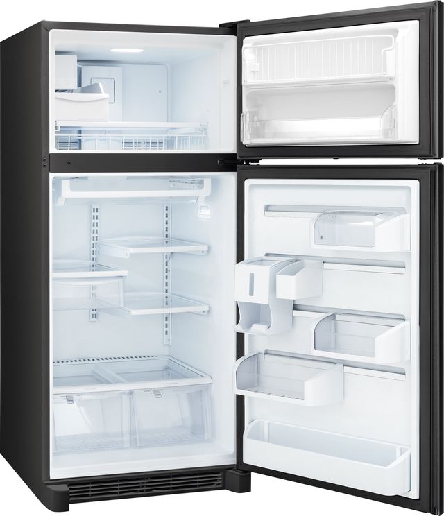 Frigidaire Gallery® 20.5 Cu. Ft. Top Freezer Refrigerator-Ebony Black-3