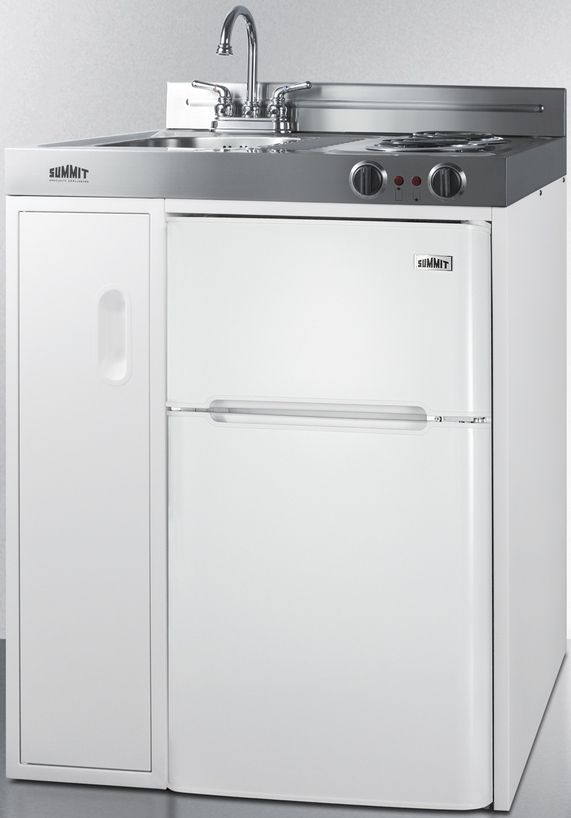 Summit® 30" White All-In-One Kitchenette-2