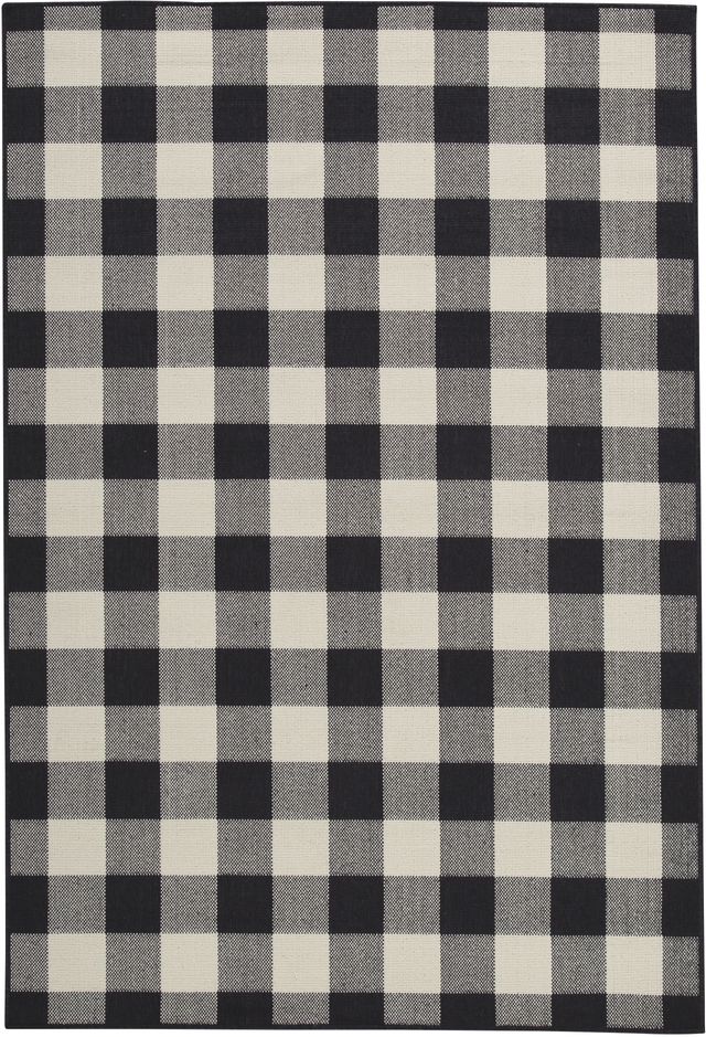 Signature Design by Ashley® Juji Black/White/Gray 5' x 7' Medium Rug-0