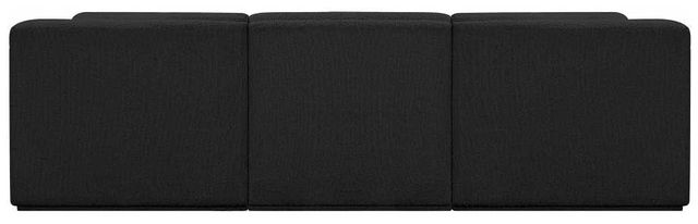 Meridian Furniture Ollie 3-Piece Black 98" Sofa-3