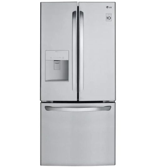 LG 30" 21.8 Cu. Ft Stainless Steel French Door Refrigerator-0