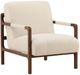 Dovetail Furniture Jordi Brown/Sepulveda Cream Occasional Chair-0