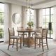 Homelegance® Junipero Brown/Light Gray Counter Height Chair-1