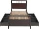 Modus Furniture Nevis Espresso King Platform Storage Bed-4