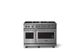 Viking® 5 Series 48" Stainless Steel Pro Style Gas (NG) Range with Polished Chrome Trim-3