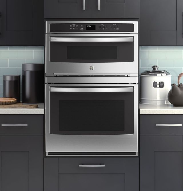 GE Profile™ 30" Stainless Steel Wall Oven/Microwave Combo Electric Wall Oven-5