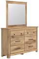 Signature Design by Ashley® Makidern Tan Dresser and Mirror-0
