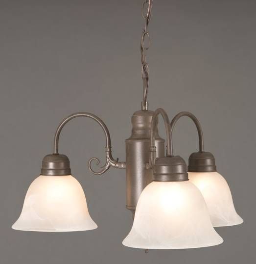 YHD Manzanita Dark Brown 3-Light Chandelier-2