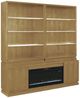 Legends Home Axiom Natural 84" Fireplace Entertainment Center-0