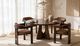International Furniture Direct Raramuri Brown Round Dining Table-1
