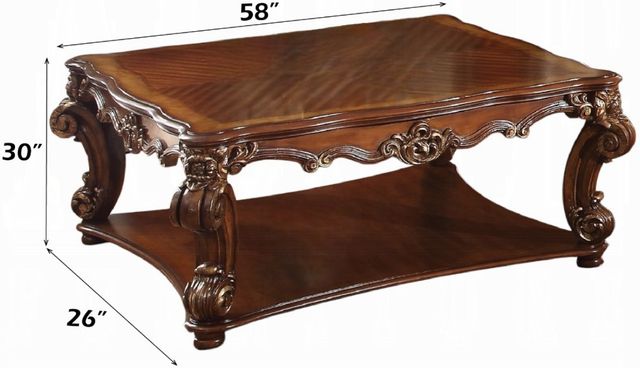ACME Furniture Vendome Cherry Square Coffee Table-2