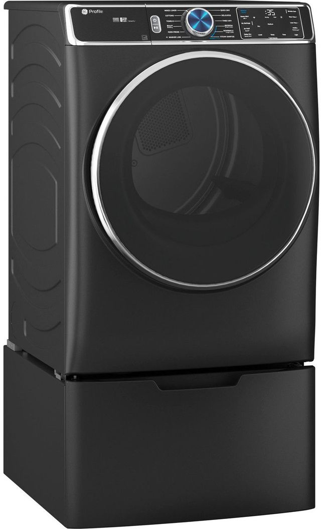 GE® 28" W x 16" H Carbon Graphite Laundry Pedestal-4