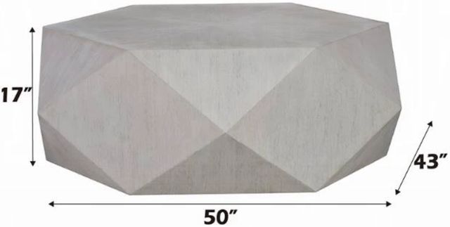 ACME Furniture Hanniel Antique White Coffee Table-2
