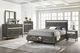 Furniture of America® Voleta Gray Upholstered Full Panel Storage Bed-1