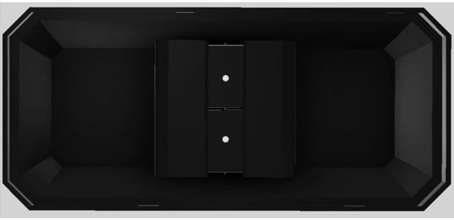 Vent-A-Hood® Designer Series 66" Black Island Range Hood-3