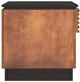 Legends Home Graceland Bourbon End Table with Matter Black Base-4