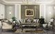 ACME Furniture Betria Brown Coffee Table with Black/Gold Base-1