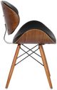 Armen Living Cassie Black/Walnut Dining Side Chair-4