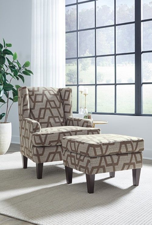 Best® Home Furnishings Customizable F45 Ottoman with Espresso Legs-1