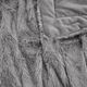 Olliix by Madison Park Luxury Ruched Fur Grey Throw-1