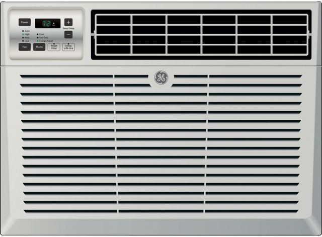 GE® Window Mount Air Conditioner-Light Cool Gray-0