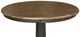John Thomas Furniture® Dining Essentials Hickory Round Dining Table with Coal Transitional Pedestal Base-1