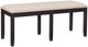 Linon Jordan Dark Charcoal Dining Bench-0