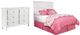 Signature Design by Ashley® Kaslyn 2-Piece White Queen Panel Headboard Bed Set-0