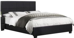 Mazin Furniture Lorenzi Black Full Bed-3