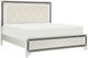 Mazin Furniture Salon Pearl White King Panel Bed-0