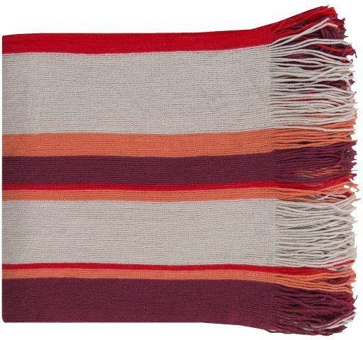 Surya Topanga Multi-Color 50"x60" Throw Blanket-0