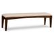 Handstone Catalina 72” Leg Bench with Leather Seat-0