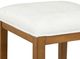 Magnussen Home® Lindon Belgian Wheat/Sauve Blanco Upholstered Stool-3