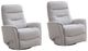 Parker House® Gemini 2-Piece Bloke Cotton Manual Swivel Glider Recliner Set-0