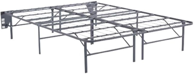 Sierra Sleep® By Ashley® Better than a Boxspring 2-Piece Gray King Foundation-0