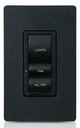 Crestron Cameo® Wireless In-Wall Dimmer, 120V-Black Textured-1