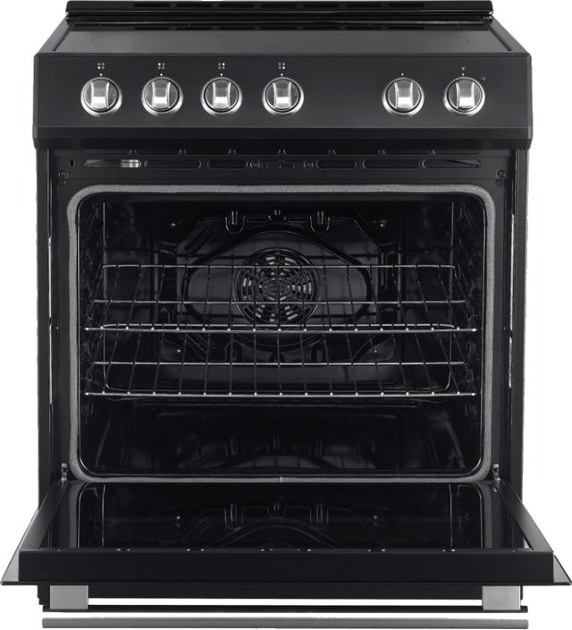 FORNO® Leonardo 30" Black Pro Style Electric Range-2