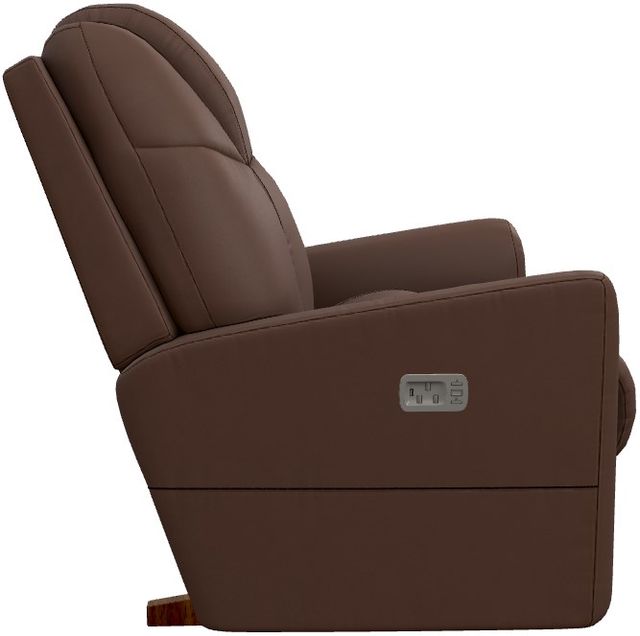 La-Z-Boy® Sparrow Chestnut Power Rocking Recliner with Headrest and Lumbar-2