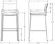 Amisco Customizable Osten Low Back Bar Stool-1
