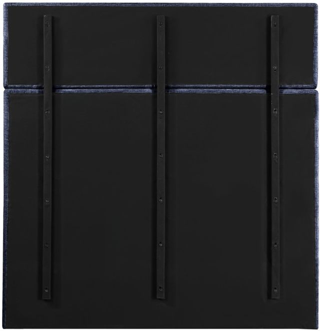 Meridian Furniture Adam Navy Queen 71" Upholstered Panel Bed-3