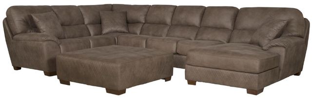 Jackson Furniture Royce 4-Piece Taupe Right Side Facing U-Shape Chaise Sectional-0