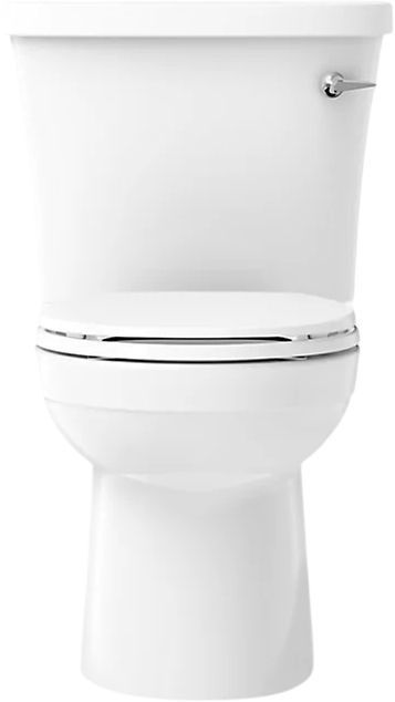 KOHLER® Kingston™ White 2-Piece Right-Hand Trip Round-Front Toilet, 1.28 Gpf-1
